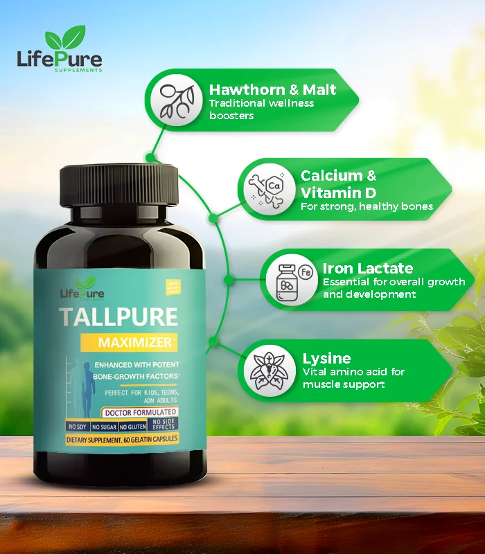 TallPure Maximizer - 60 Gelatin Capsules - Image 2