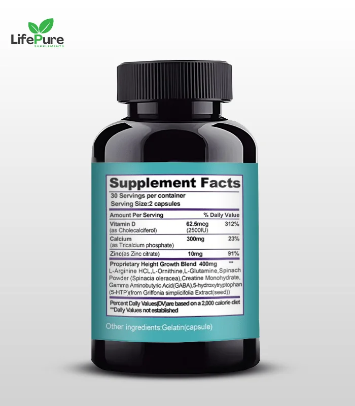 TallPure Maximizer - 60 Gelatin Capsules - Image 7