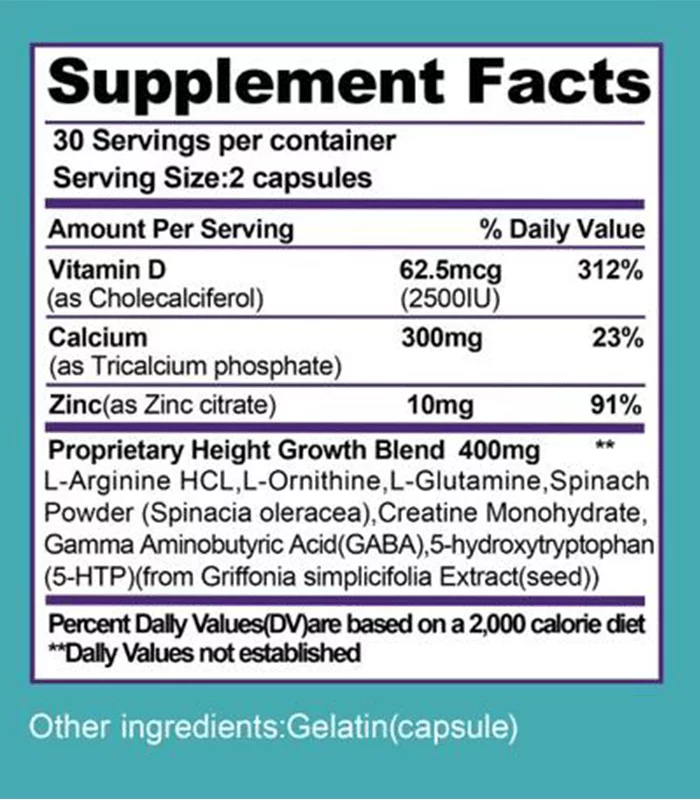 TallPure Maximizer - 60 Gelatin Capsules - Image 4