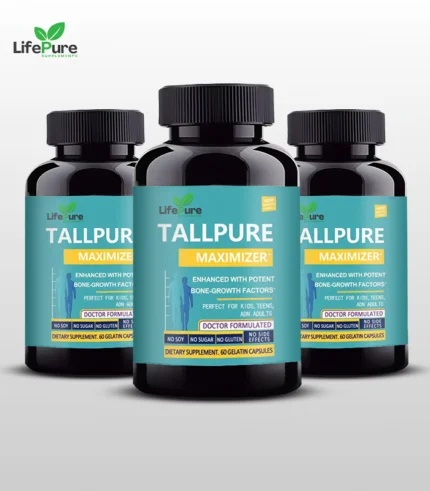 3 Boxes of TallPure Maximizer - 60 Gelatin Capsules